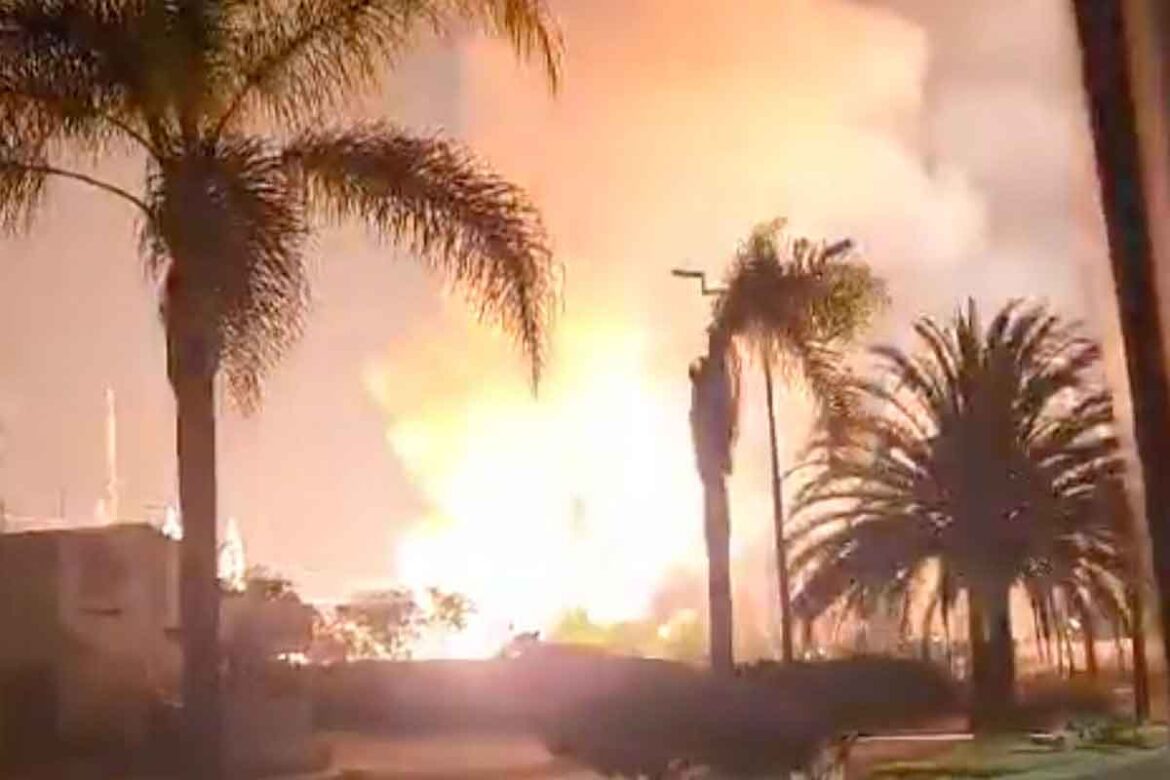 Se registra apagón por incendio en subestación