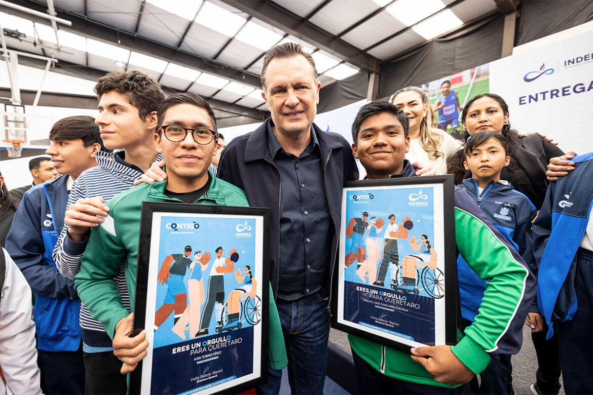 Reconocen a atletas Paranacionales y Parapanamericanos 2023