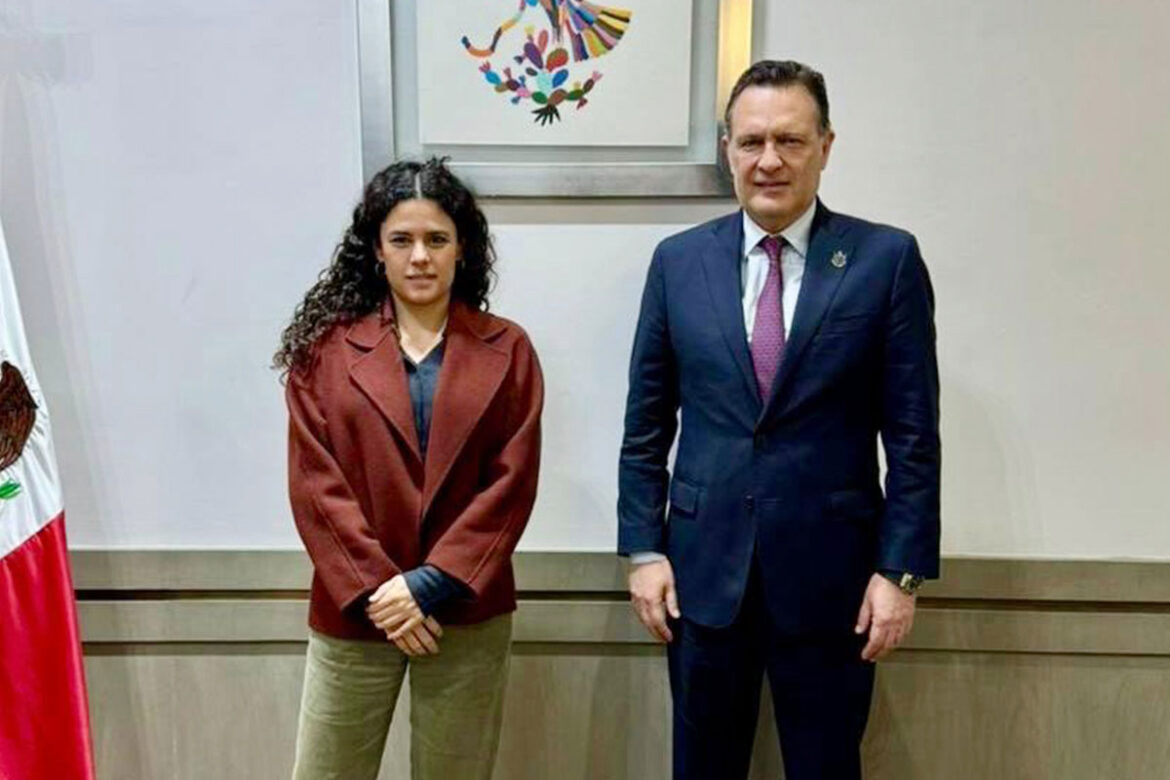 Se reúne Kuri con la secretaria de Gobernación