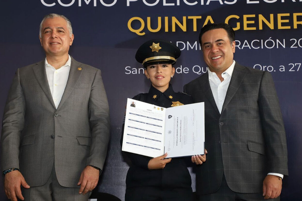 Integran nuevos policías a la SSPM de Querétaro