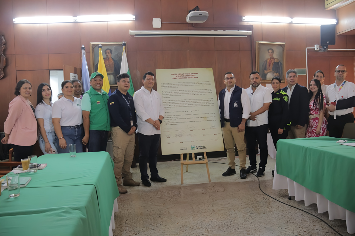 Palmira Firma Convenio para Combatir la Trata de Personas
