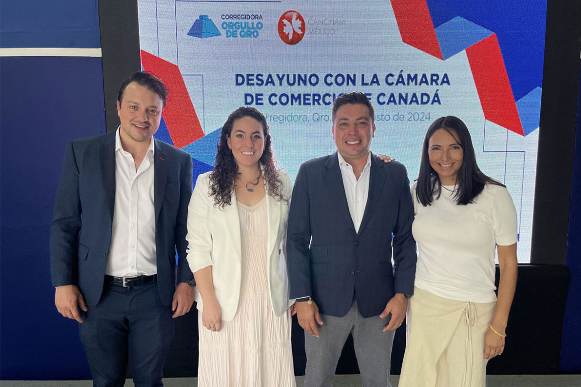 Recibe Corregidora a empresarios de Canadá en México