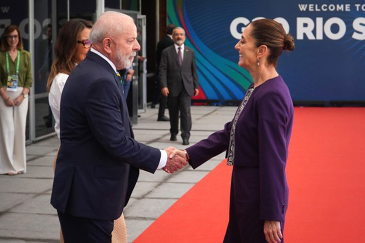 Sheinbaum se reúne con líderes en el G20