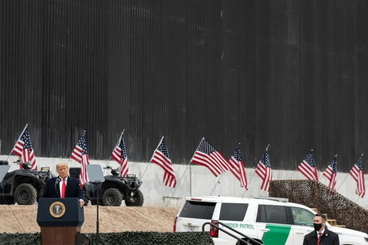 Trump continuará la construcción del muro fronterizo con México