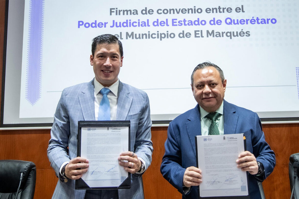 El-Marqués-y-el-Poder-Judicial-firman-convenio-para-agilizar-la-justicia El Marqués y el Poder Judicial firman convenio para agilizar la justicia