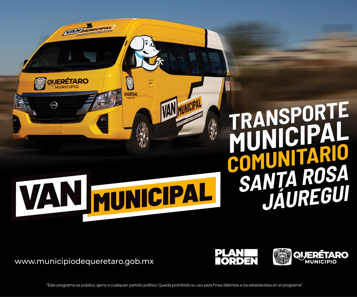 Transporte municipal comunitario Santa Rosa Jauregui