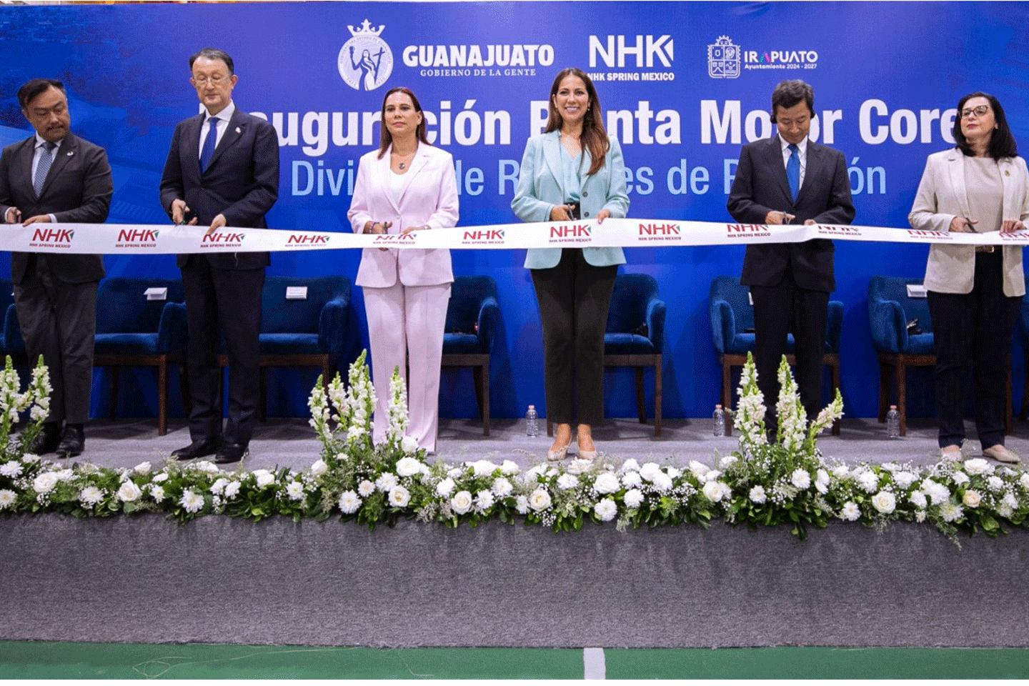 Libia-Dennise-inaugura-planta-de-NHK-Spring-en-Irapuato Libia Dennise inaugura planta de NHK Spring en Irapuato