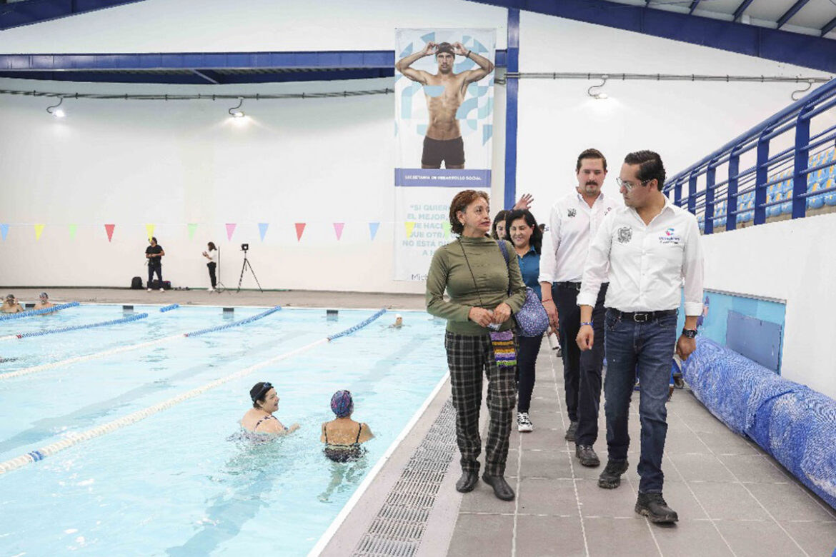 'Chepe' Guerrero anuncia reapertura de la alberca de la Unidad Deportiva El Pueblito