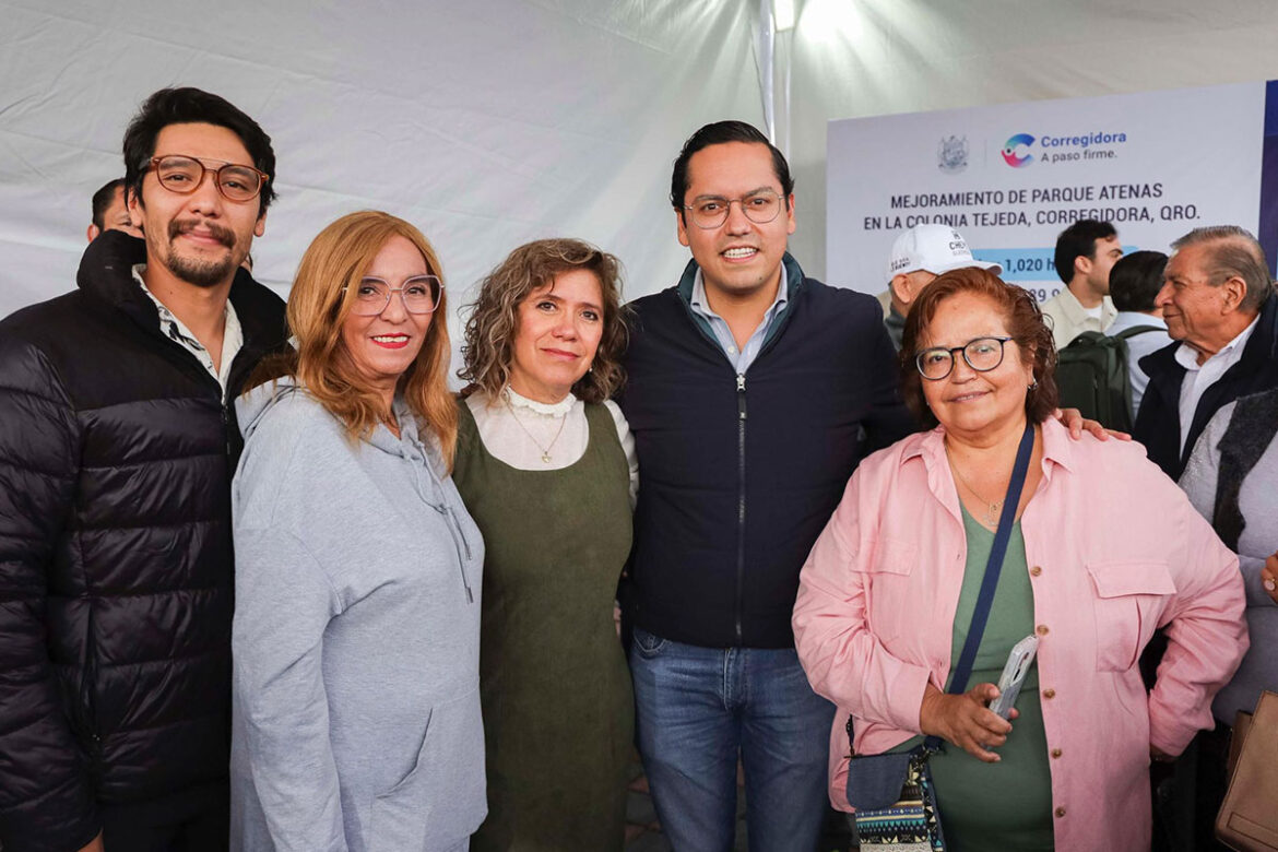 'Chepe' Guerrero entrega remodelación del parque Atenas