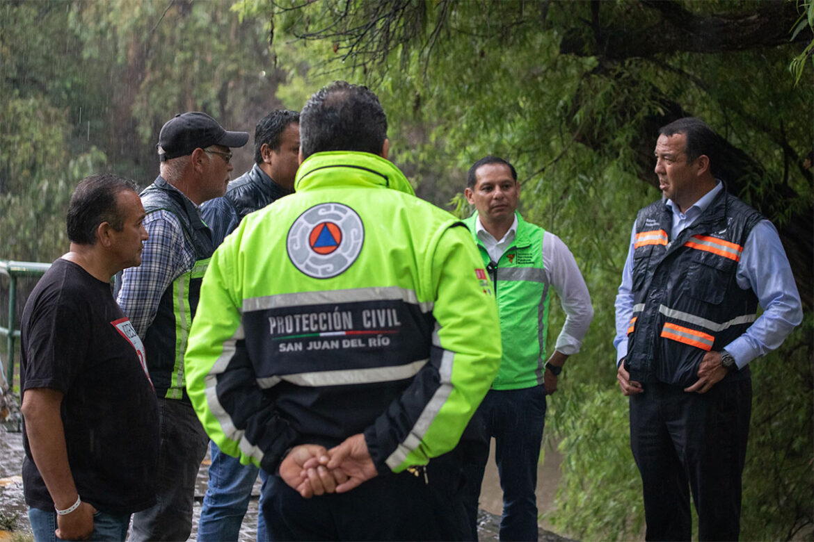 En-San-Juan-del-Río,-continúa-monitoreo-por-lluvias En San Juan del Río, continúa monitoreo por lluvias