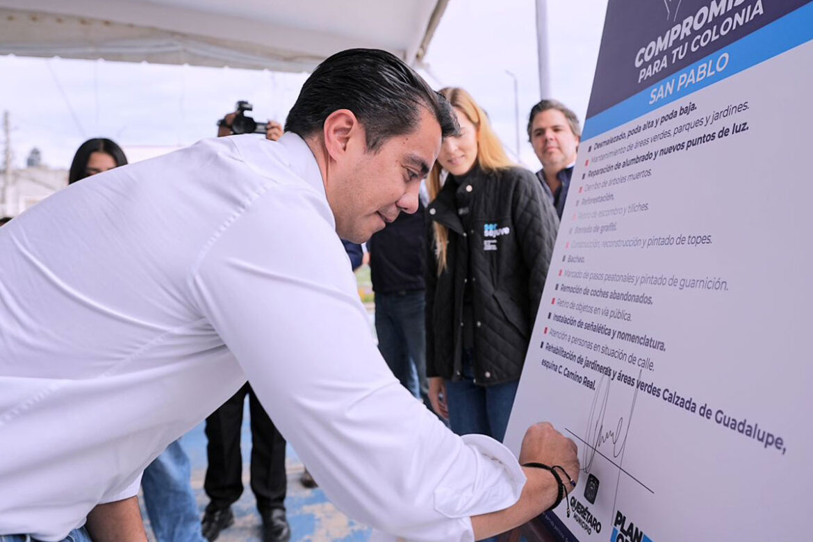 El-presidente-municipal-de-Querétaro,-‘Felifer’-Macías,-encabezó-el-arranque-del-programa-‘Alcalde-en-Acción’-en-la-colonia-San-Pablo El presidente municipal de Querétaro, 'Felifer' Macías, encabezó el arranque del programa 'Alcalde en Acción' en la colonia San Pablo