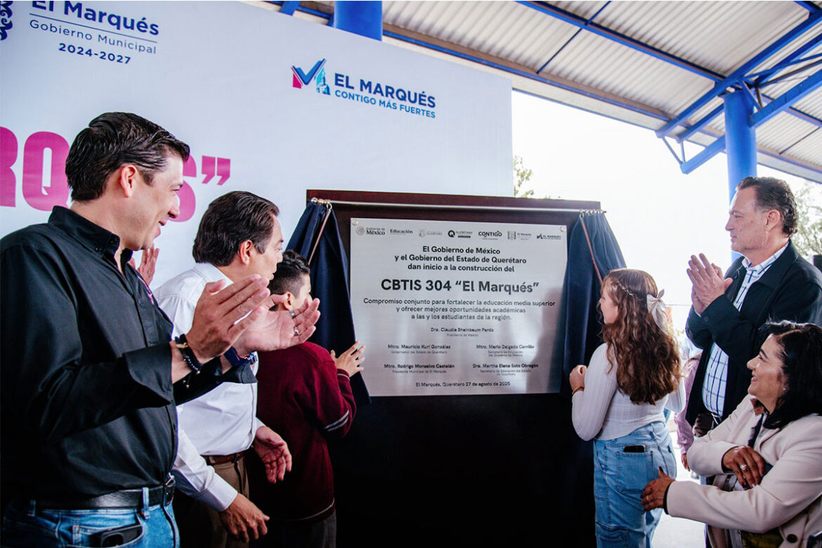 Inicia-construcción-de-CBTIS-304-en-Los-Héroes,-El-Marqués Inicia construcción de CBTIS 304 en Los Héroes, El Marqués