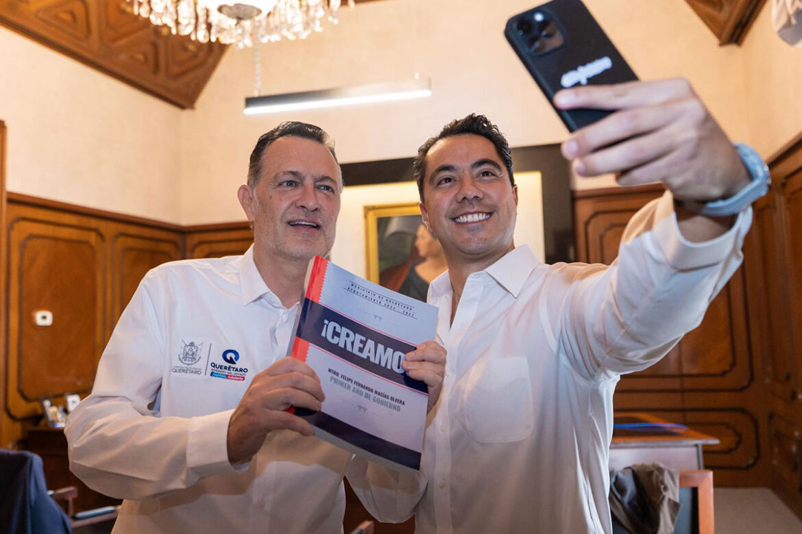 'Felifer' Macías entrega primer informe a Mauricio Kuri