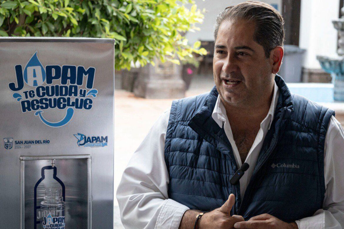 JAPAM-Toño-Pérez JAPAM avanza con la instalación de bebederos