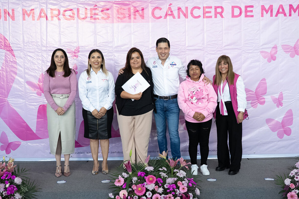 En El Marqués, impulsan la detección oportuna de cáncer de mama