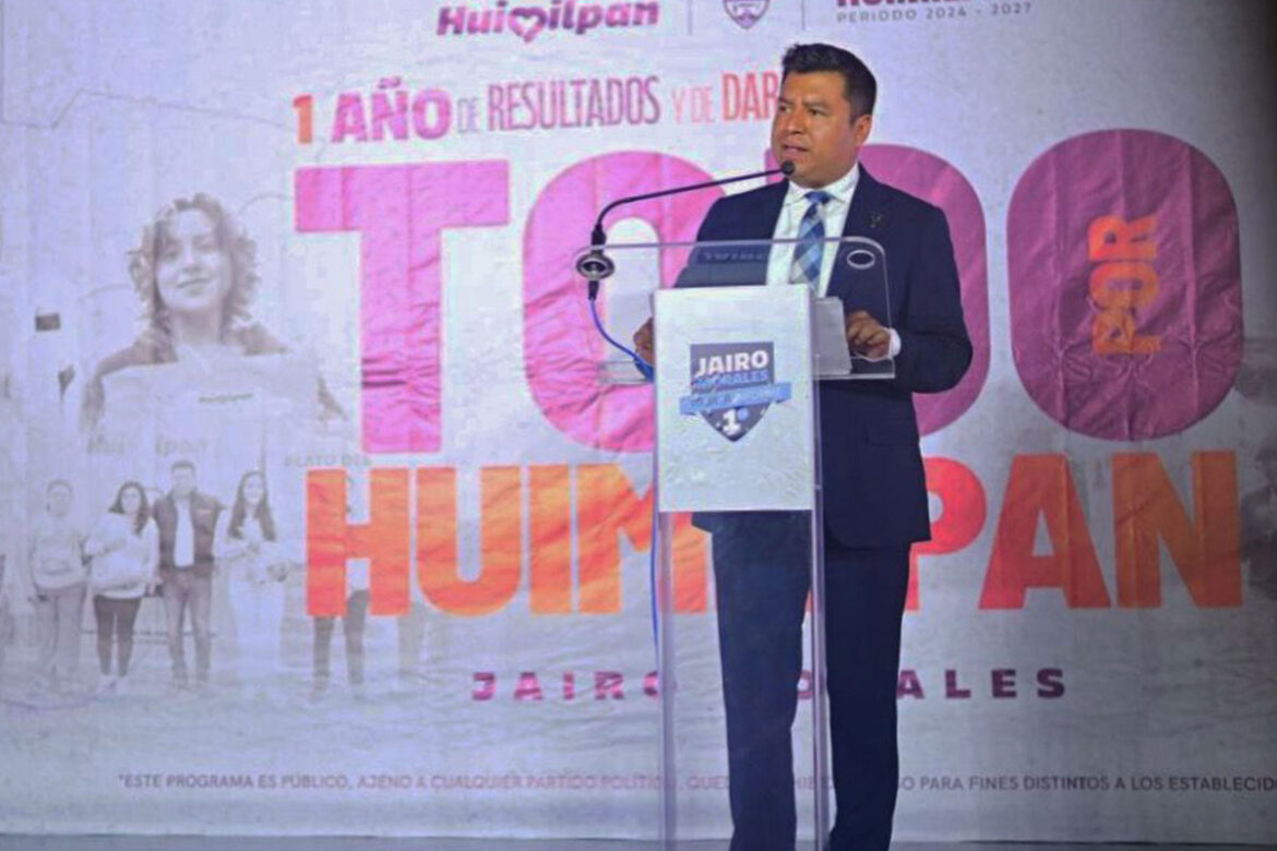Jairo Morales presenta su primer informe de Gobierno
