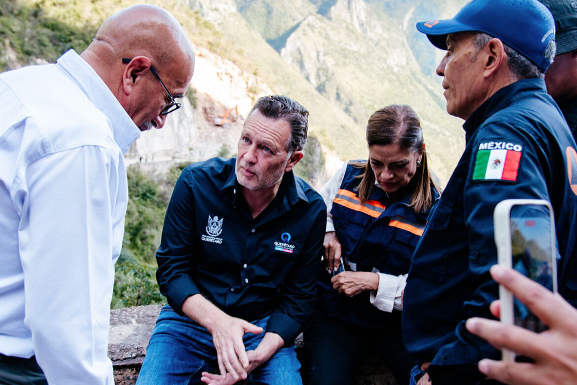 Restablecen servicios en la Sierra Gorda tras las intensas lluvias