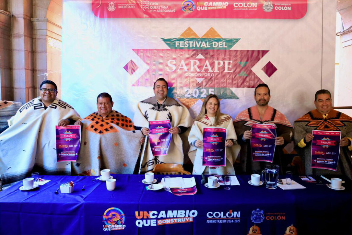 Anuncian el Festival del Sarape 2025 en Colón