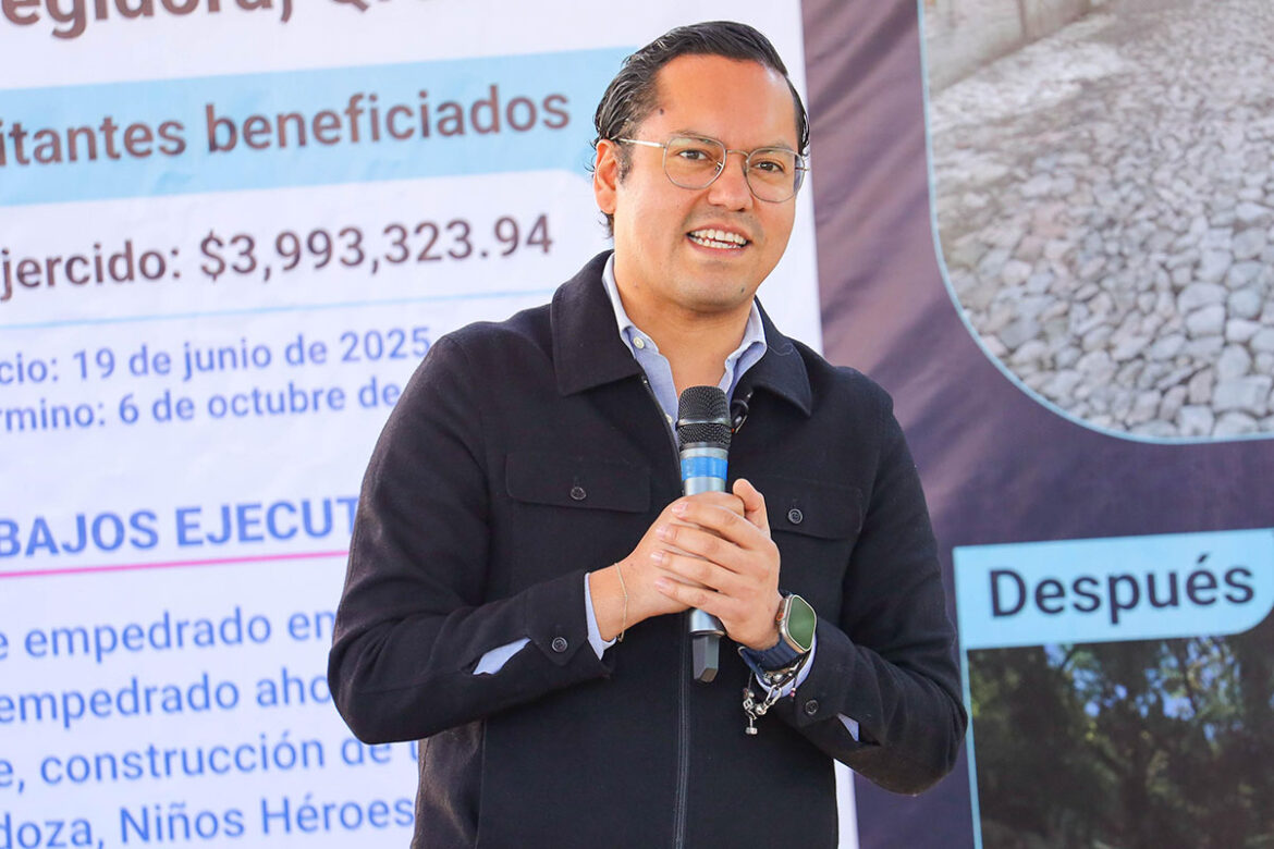 'Chepe' Guerrero entrega urbanización en la comunidad de El Calichar