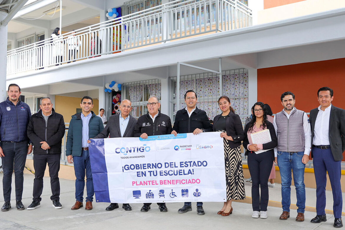 'Chepe' Guerrero inaugura aulas didácticas en Corregidora