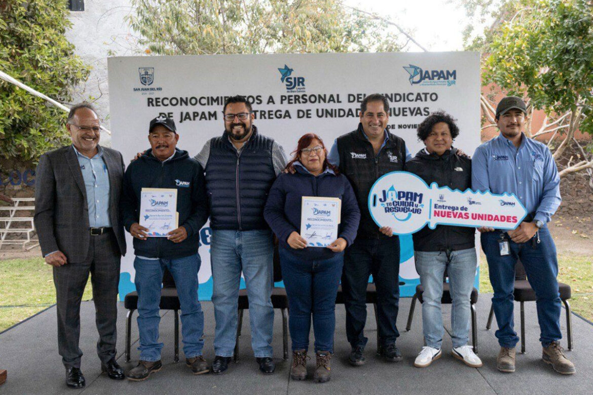 JAPAM entrega nuevas unidades de trabajo