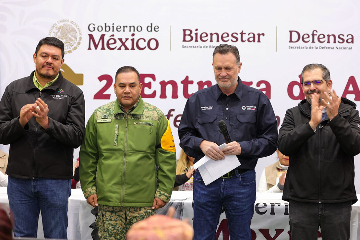 Kuri reconoce coordinación federal en atención a afectados por lluvias