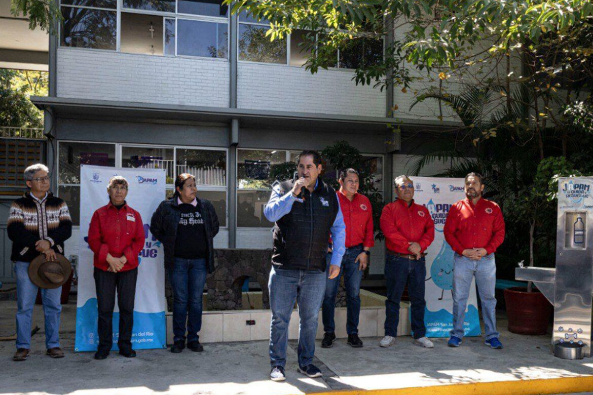 JAPAM avanza con la instalación de más bebederos en SJR