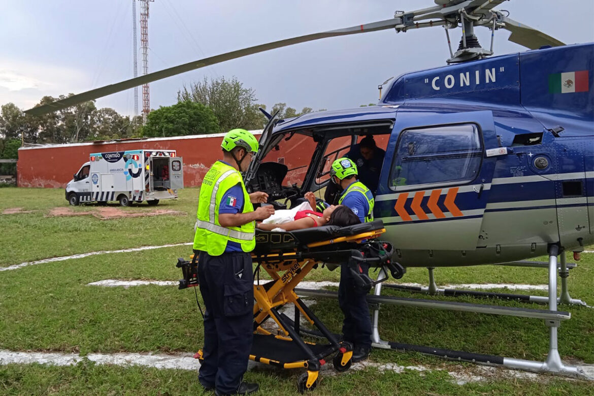 Oficialía Mayor brindó apoyo aéreo en 207 emergencias durante 2025