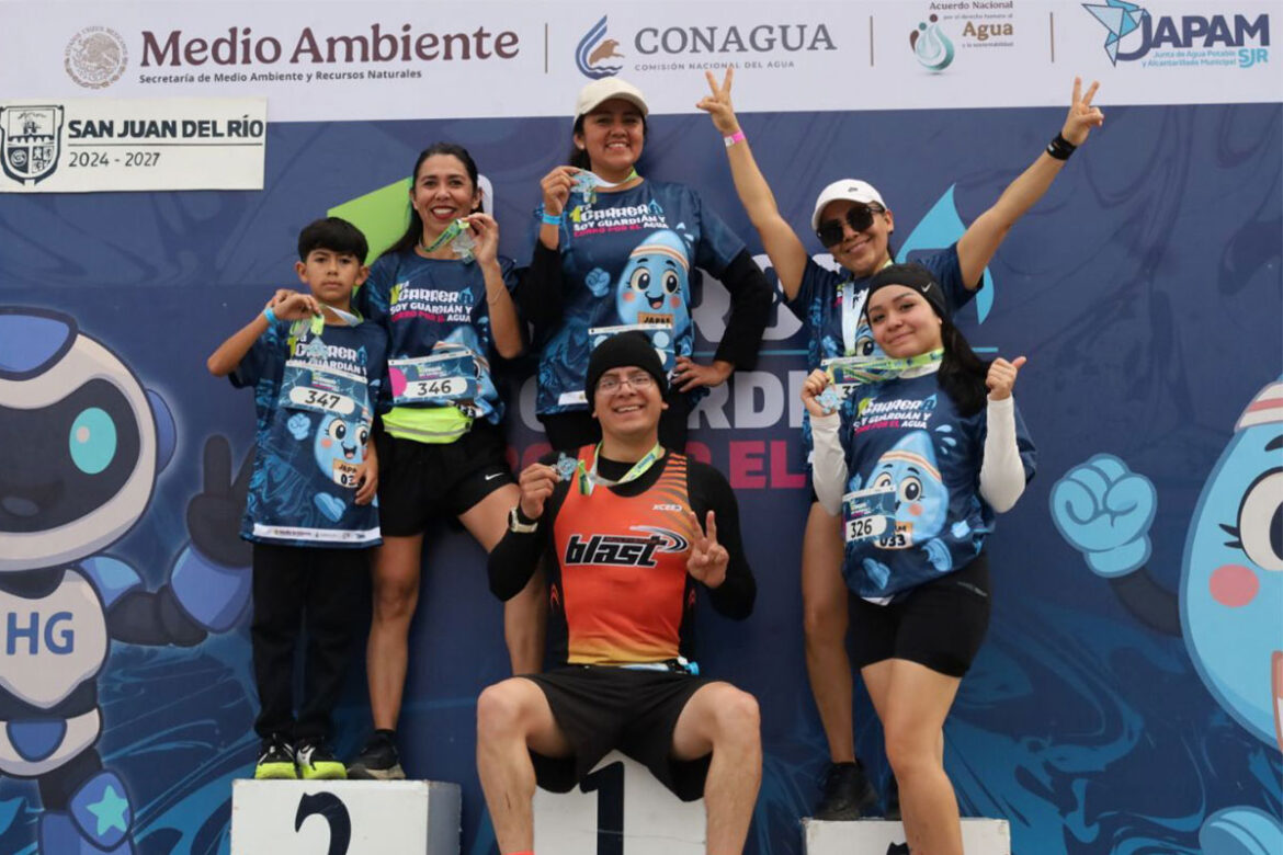 Éxito total la primera edición de la Carrera “Soy Guardián y Corro por el Agua” de JAPAM