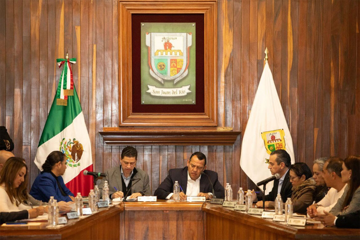 Ayuntamiento de San Juan del Río autoriza programa de obra pública