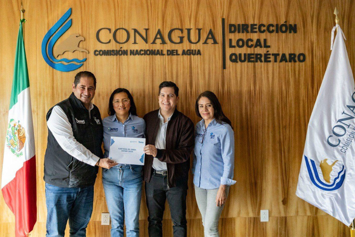 JAPAM sostiene primer encuentro con el titular de CONAGUA en Querétaro y presenta proyectos estratégicos 2026