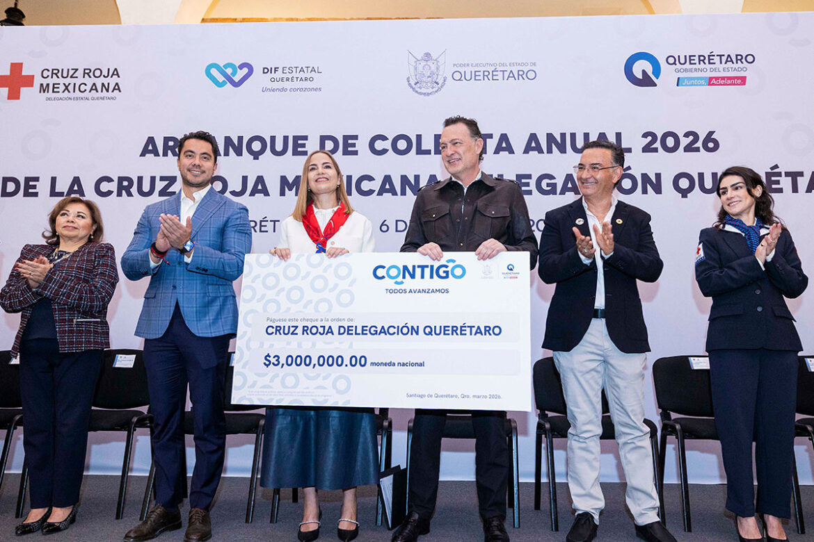 Arranca la Colecta Anual 2026 de Cruz Roja Querétaro