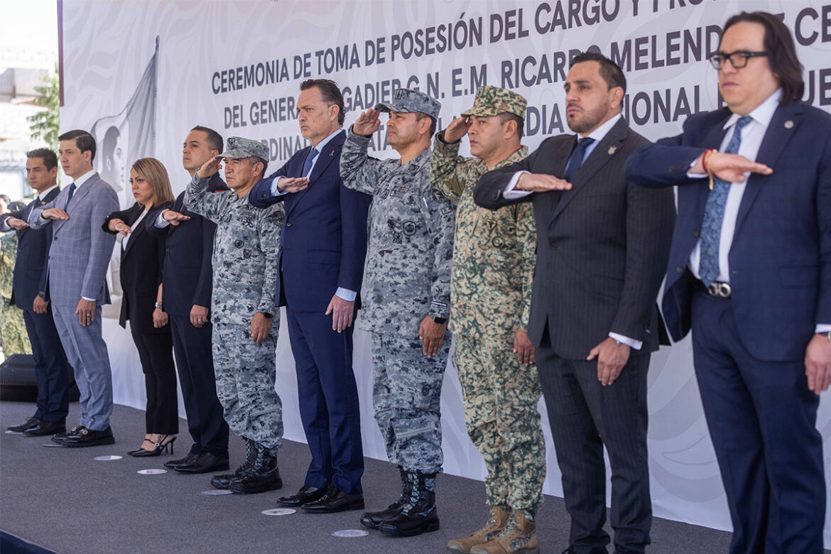 Atestigua Kuri toma de protesta de coordinador estatal de la GN