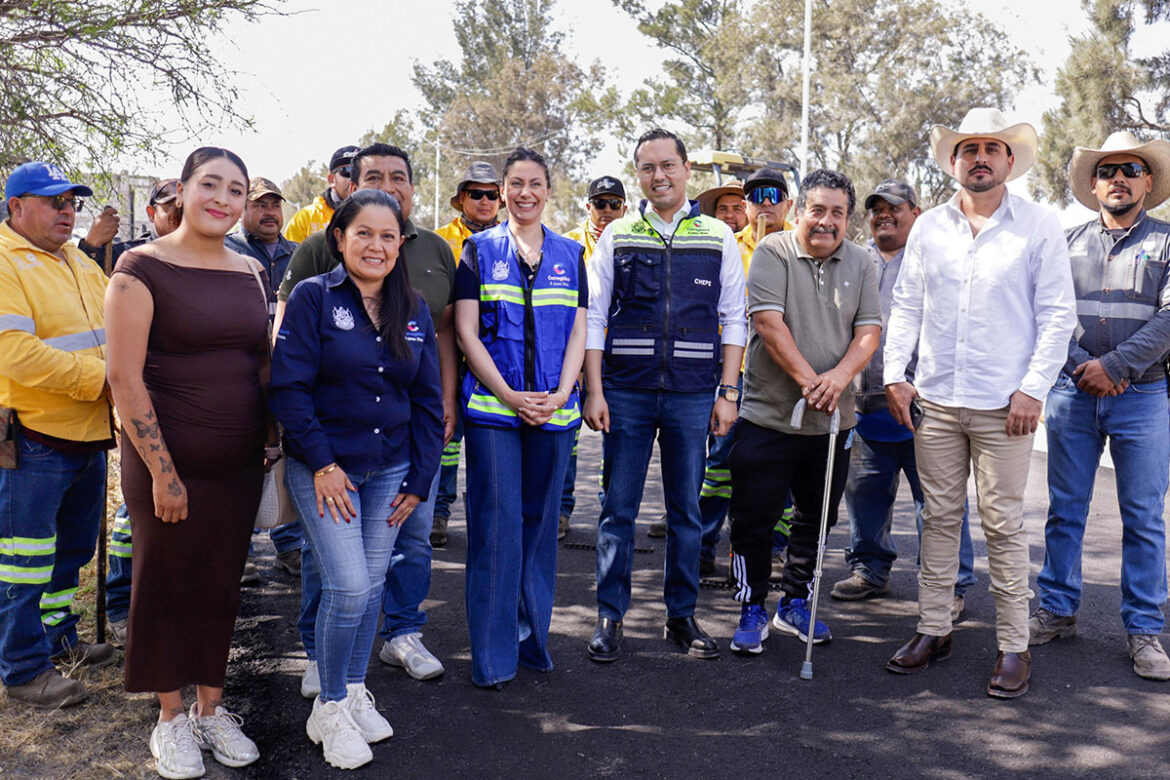 Chepe supervisa trabajos de rehabilitación en Corregidora