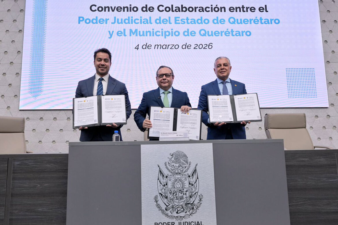 Firma Felifer convenio con el Poder Judicial del Estado de Querétaro