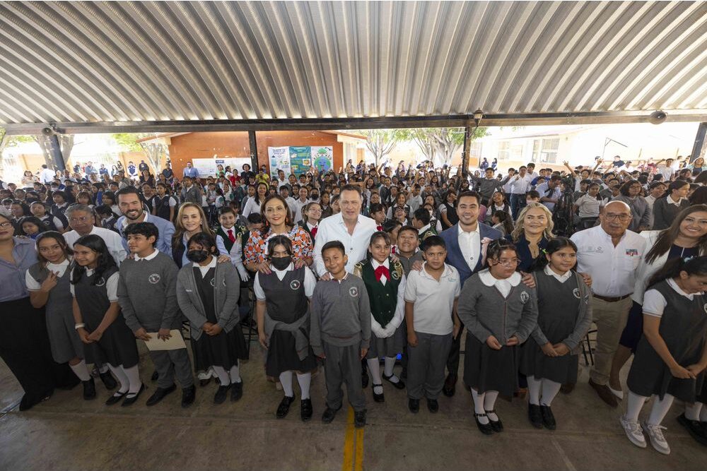 Gobierno estatal moderniza escuelas primarias con 16 millones de pesos en infraestructura educativa