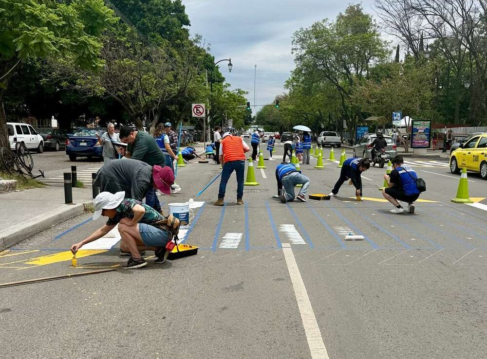 Cuatro cruces peatonales nuevos en Av. Tecnológico