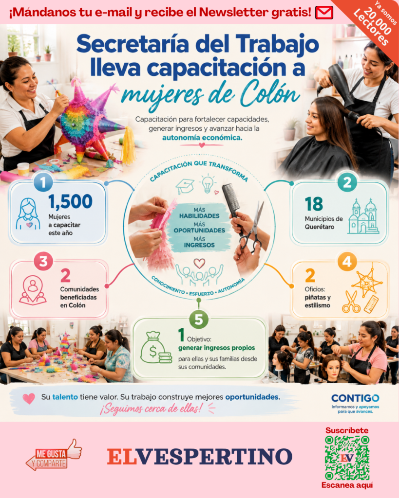 Secretaría del Trabajo lleva capacitación a mujeres de Colón